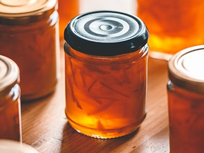  Jars of citrus marmalade 